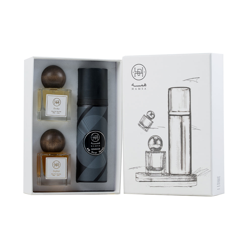 بوكس هدية (٢ عطر + اول اوفر سبري)